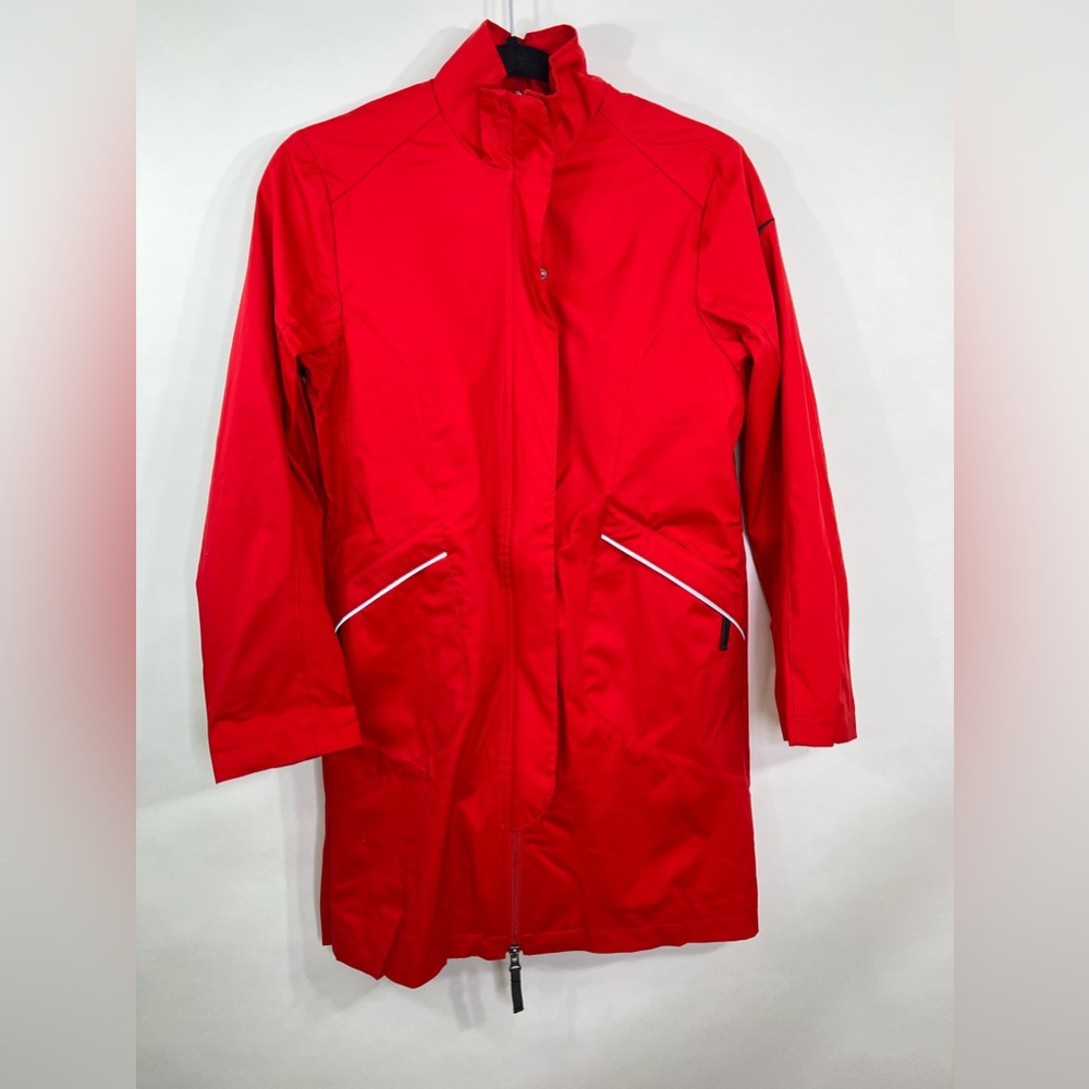 Nike Clima Fit Women’s Sz XS Trench Jacket Red